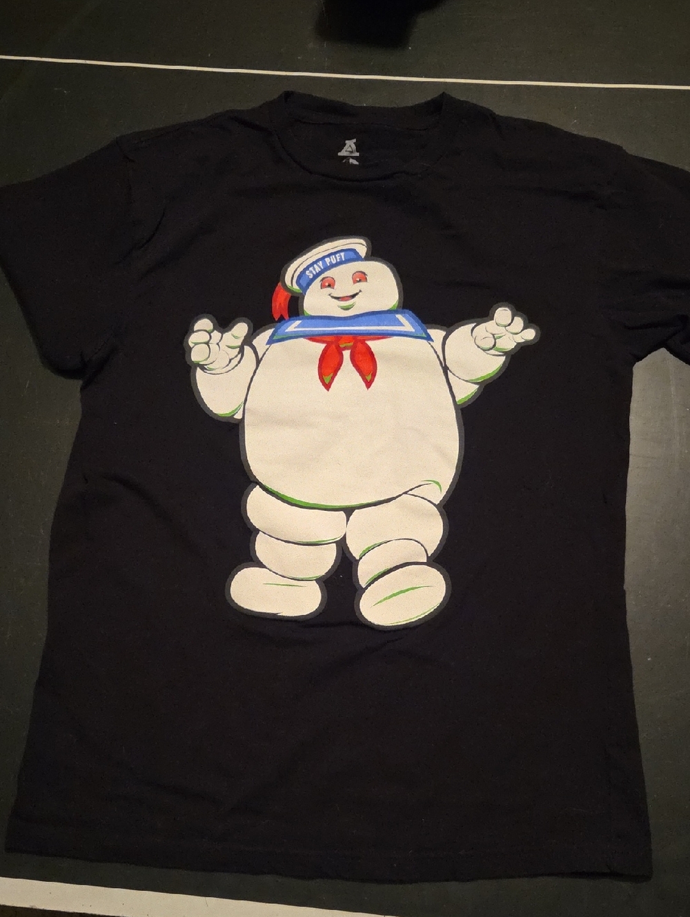 Men's Stay Puft Marshmallow Man Costume T‑Shirt - Black